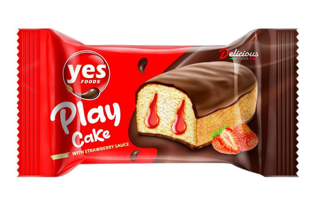 Play Kakao Çilek Soslu Kek