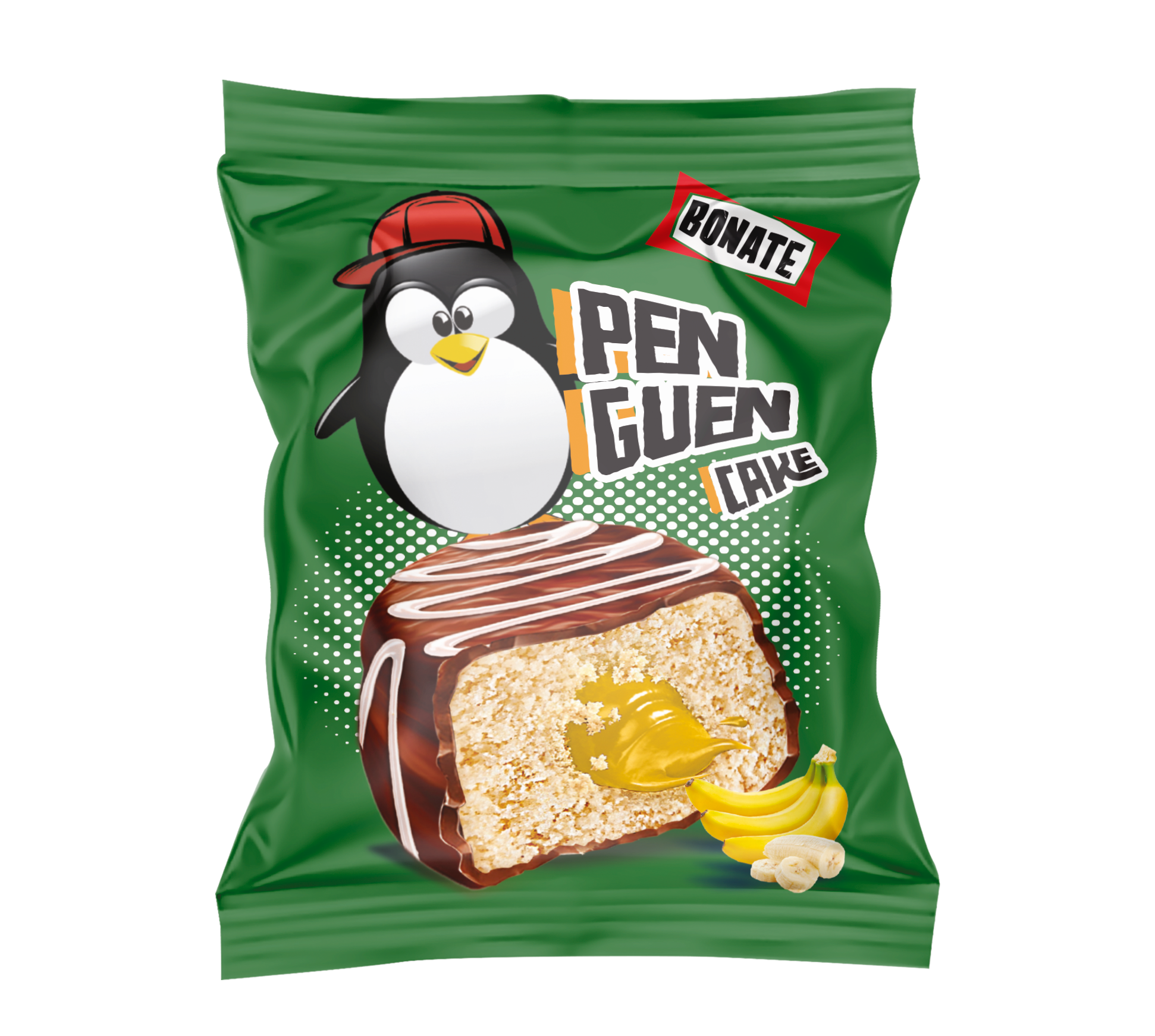 Penguen Kek Muz Aromalı